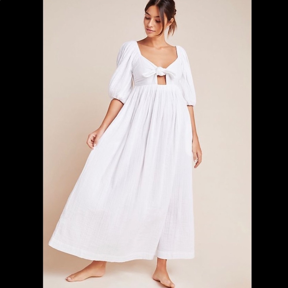 Mara Hoffman “Violet” dress size medium white